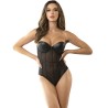 SUBBLIME - BODY CON BRETELLE A CATENA NERA S-M