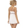 SUBBLIME - BABYDOLL V NECKLINE WITH BOW DETAIL WHITE S-M