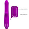 PRETTY LOVE - VIBRATEUR MULTIFONCTION ANGELIQUE STIMULATEUR DE CLITORIS VIOLET