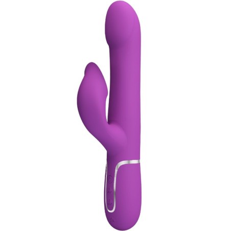 PRETTY LOVE - 4 IN 1 MULTIFUNKTIONSVIBRATOR and STIMULATOR LILA