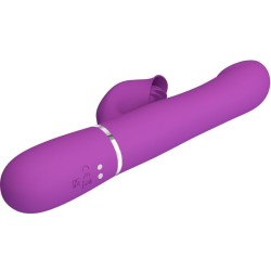 PRETTY LOVE - 4 IN 1 MULTIFUNKTIONSVIBRATOR and STIMULATOR LILA