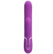 PRETTY LOVE - PERLITA 3 IN 1 VIBRATORE MULTIFUNZIONE CONIGLIO VIOLA