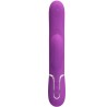 PRETTY LOVE - VIBRATEUR LAPIN MULTIFONCTION 3 EN 1 PERLITA VIOLET