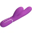 PRETTY LOVE - PERLITA 3 IN 1 VIBRATORE MULTIFUNZIONE CONIGLIO VIOLA