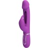 PRETTY LOVE - KAMPAS VIBRATEUR LAPIN MULTIFONCTION 3 EN 1 VIOLET