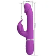 PRETTY LOVE - KAMPAS VIBRADOR RABBIT MULTIFUNCIÓN 3 EN 1 MORADO PRETTY LOVE - KAMPAS VIBRADOR RABBIT MULTIFUNCIÓN 3 EN 1 MORADO