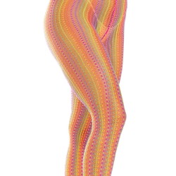 LEG AVENUE - CALZE ALLUNCINETTO MULTICOLORE