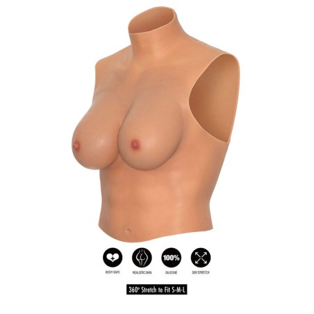 DÉSIR CACHÉ - ALTER EGO T-SHIRT PORTABLE POUR SEINS BONNET E COULEUR
