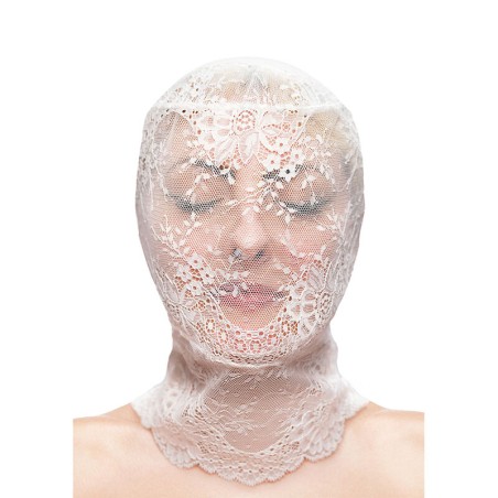 NS NOVELTIES - FETISH  FASHION SPITZENMASKE WEISS