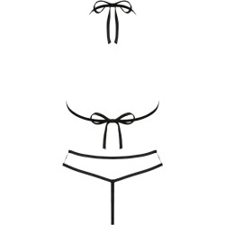 LIVCO CORSETTI FASHION - SOUTIEN-GORGE STRING JIMENA LC 20216 NOIR TAILLE UNIQUE