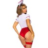 LEG AVENUE - COSTUME DA INFERMIERA SEXY ROSSO-BIANCO M