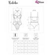 LIVCO CORSETTI FASHION - RUBIKA LC XG079 BODY CON GIROCOLLO NERO XL LIVCO CORSETTI FASHION - RUBIKA LC XG079 BODY CON GIROCOLLO NERO XL