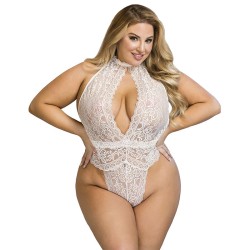 SUBBLIME - 953867 BODY DENTELLE BLANC L-XL