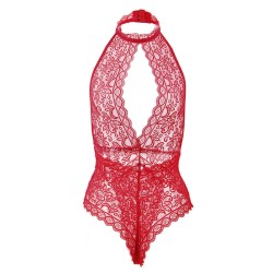 SUBBLIME - 953881 OPEN CUP BODYSUIT RED L-XL