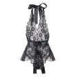 SUBBLIME - 930806 SEXY BODY WITH RUFFLES BLACK S-M SUBBLIME - 930806 SEXY BODY WITH RUFFLES BLACK S-M