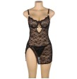 SUBBLIME - 954185 BABYDOLL EN DENTELLE À BRETELLES RÉGLABLES NOIRE S-M SUBBLIME - 954185 BABYDOLL EN DENTELLE À BRETELLES RÉGLABLES NOIRE S-M