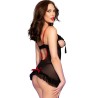 CHILIROSE - CR 4832 BABYDOLL NERO S-M