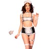 CHILIROSE - CR 4846 MAID COSTUME S-M