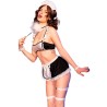 CHILIROSE - CR 4846 MAID COSTUME L-XL