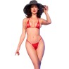 CHILIROSE - CR 4840 MICRO BIKINI ROSSO S-M