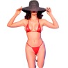 CHILIROSE - CR 4840 MICRO BIKINI ROUGE S-M