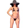 CHILIROSE - CR 4840 MIKROBIKINI SCHWARZ S-M