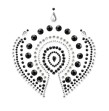 BIJOUX INDISCRETS - FLAMBOYANT BLACKandSILVER BIJOUX INDISCRETS - FLAMBOYANT BLACKandSILVER