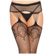LEG AVENUE - NET STOCKINGS WITH GARTER LINES LEG AVENUE - NET STOCKINGS WITH GARTER LINES