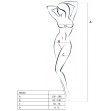 PASSION - WOMAN BS020 WHITE BODYSTOCKING ONE SIZE PASSION - WOMAN BS020 WHITE BODYSTOCKING ONE SIZE