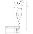 PASSION - FEMME BS027 BODYSTOCKING ROUGE STYLE ROBE TAILLE UNIQUE PASSION - FEMME BS027 BODYSTOCKING ROUGE STYLE ROBE TAILLE UNIQUE