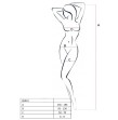 PASSION - WOMAN BS031 BODYSTOCKING SCHWARZ EINE GRÖSSE