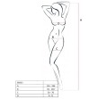 PASSION - WOMAN BS032 BODYSTOCKING BLACK ONE SIZE