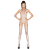 PASSION - WOMAN BS034 BODYSTOCKING BIANCO TAGLIA UNICA