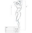 PASSION - WOMAN BS035 BODYSTOCKING BIANCO TAGLIA UNICA PASSION - WOMAN BS035 BODYSTOCKING BIANCO TAGLIA UNICA