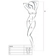PASSION - WOMAN BS038 BODYSTOCKING BLANCO TALLA ÚNICA PASSION - WOMAN BS038 BODYSTOCKING BLANCO TALLA ÚNICA