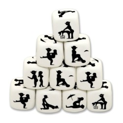 DIABLO PICANTE - WHITE POSING DICE