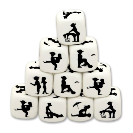DIABLO PICANTE - WHITE POSING DICE