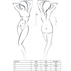 PASSION - SET DONNA ZOE TAGLIA S-M