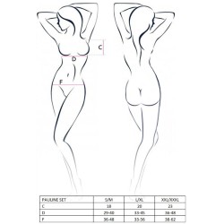 PASSION - DONNA PAULINE SET 3 PEZZI TAGLIA S-M