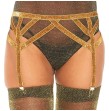 LEG AVENUE - PORTE-JARRETELLES ÉLASTIQUE LUREX TAILLE UNIQUE LEG AVENUE - PORTE-JARRETELLES ÉLASTIQUE LUREX TAILLE UNIQUE