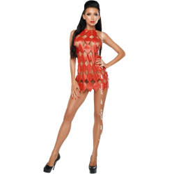 ME-SEDUCE - GWEN DRESS BARE BACK RED S-M
