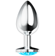 OHMAMA - PLUG ANAL CON CRISTAL AZUL L OHMAMA - PLUG ANAL CON CRISTAL AZUL L