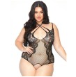 LEG AVENUE - CROTHLESS TEDDY 1X-2X LEG AVENUE - CROTHLESS TEDDY 1X-2X