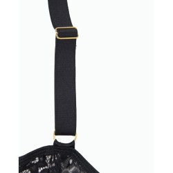 SUBBLIME - CORSET CORSET AND BELT BLACK S-M