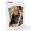 SUBBLIME - SET DRESS-TOP Y TANGA NEGRO TALLA GRANDE SUBBLIME - SET DRESS-TOP Y TANGA NEGRO TALLA GRANDE