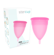 STERCUP - COUPE MENSTRUELLE EN SILICONE FDA ROSE - TAILLE L