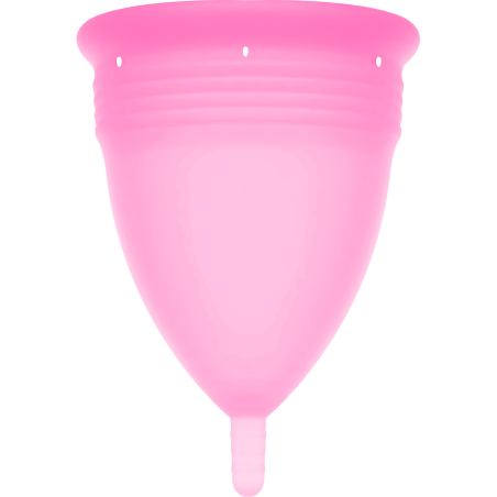 STERCUP - COUPE MENSTRUELLE EN SILICONE FDA ROSE - TAILLE L