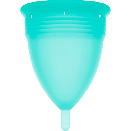 STERCUP - COUPE MENSTRUELLE EN SILICONE FDA AIGUE-MARINE - TAILLE L