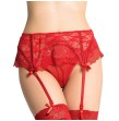 QUEEN LINGERIE - THONG WITH LACE GARTER S-M QUEEN LINGERIE - THONG WITH LACE GARTER S-M