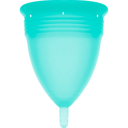 STERCUP - COUPE MENSTRUELLE EN SILICONE FDA AIGUE-MARINE - TAILLE S